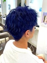ヘアアンドビューティ ガーデン ベルモール店(HAIR AND BEAUTY GARDEN)&nbsp;メンズパーマメンズカットセンターパートメンズマッシュウルフ