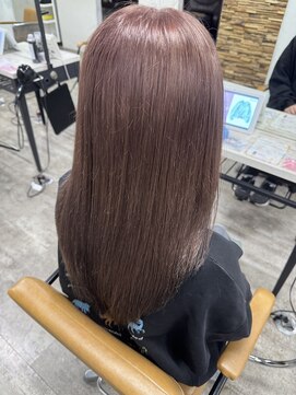 プライズ アイリス 池袋東口店(prize Iris) ピンクミルクティーカラーダブルカラー池袋