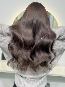 ラピス 福岡天神店(Lapis) ココアグレージュ/エクステ/レイヤー/ブリーチカラー