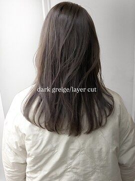 パークレーン アイス イヴェン(park lane ICI yeven) ブリーチなしカラーグレージュ20代30代40代ダブルカラーレイヤー