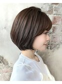 ナチュラルショート20代30代40代50代小顔ヘア