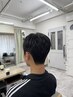 [本場韓国スタイル]メンズカット＋骨格矯正ダウンパーマ