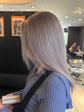 ヘアメイク フォックス 錦店(hair make FOX) 透明感/ダブルカラー/ロング/外国人風/アッシュグレージュ