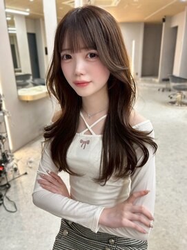 ボタン テンジン(VOTAN tenjin) 【木串楽人】韓国ヘア/レイヤーロング