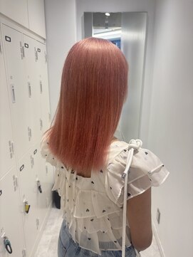 ブラウン(Brown) ミディアムヘア/デザインカラー/フェイスフレーミング/藤沢