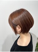 【kaela 仲丸】ハイトーンベージュ×ショートボブ