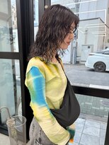 チーカ(chica)&nbsp;ミディアムパーマ×チョコレートブラウン