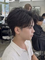 エデアンホンテン メンズサロン(EDEAN 本店 （旧：EDEAN 上通）)&nbsp;熊本フェザーパーマ メンズショート ツイストスパイラル 波巻き