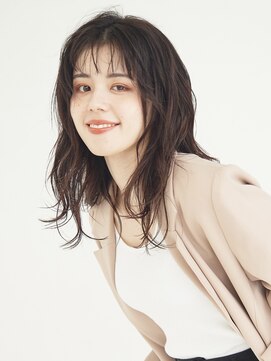 ルクスドレ 新宿(Luxe doree') フェミニンロング/オリーブグレージュ/寒色系カラー/[新宿]