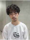 マッシュシャドウパーマスパイラルパーマ大人メンズヘア