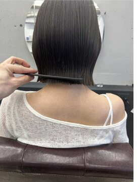 ジュベ 別府店(juve.) 別府ショートボブ顔まわりレイヤーカット髪質改善カラー20代30代