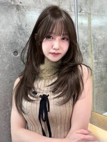 ロンドウル 熊本(Lond ulu) ミディアムヘア/暗めカラー/デザインカラー/韓国ヘア/髪質改善