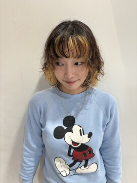 ウクラ バイ レシッド 池袋(uchla by rcid) ウルフ×パーマでモードな雰囲気に♪