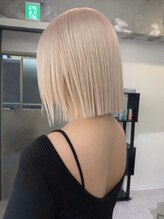 ダメージを抑えた艶のあるハイトーンが得意です♪ [渋谷/原宿/ハイトーン/ケアブリーチ/韓国ヘア/ブリーチ]