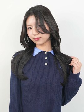 ニュウ(niw) 金沢美容室/niw/金沢駅/こて巻き風デジタルパーマ/韓国巻き