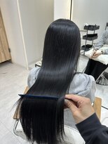 ジーナ 吉塚(Zina)&nbsp;美髪矯正 ブルーブラック【福田れん】吉塚美容室 髪質改善 博多