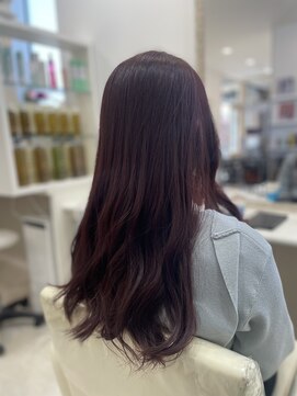 ルシード スタイル リコット(Lucido Style Ricotto) ナチュラル艶レッドブラウン大人上品ブリーチなしカラートレンド