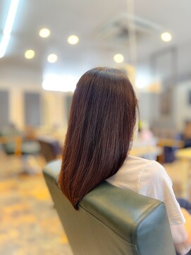 オークヘア 福間店(OAK hair calme) ★明るい白髪染め★イノアカラー★アッシュバイオレット