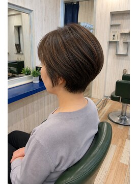 ルートヘア 辻堂店 大人ショート丸みショートくびれショート