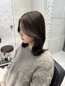 アンジェリカラボ 梅田店(ANGELICA LABO) 韓国風くびれレイヤースタイル