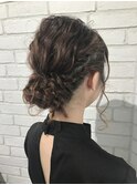 ふわふわお団子ヘアアレンジ