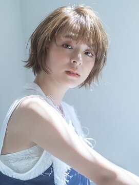 エミュ 表参道 青山(emu) ミディアム/ショコラベージュ/ボブルフ/カール/ベビーバング