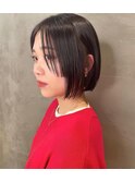 ミニボブ×顔まわりカット