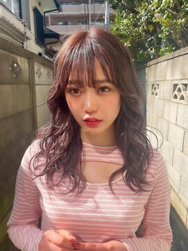 フラミューム 本厚木店(flammeum) 韓国風セミロング