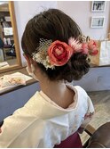 卒業式ヘアセット