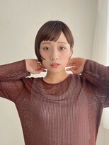 ムク 甲府(muku.)&nbsp;前髪/マチルダボブ/ピンクベージュインナー/グレージュ[甲府駅]