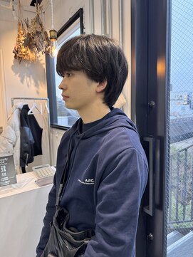 ロカ 表参道(loka) メンズカット/長めマッシュ[表参道/ブリーチ/ハイライト]Mai