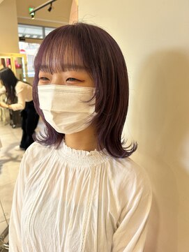 クラリス バイネオ 武蔵小杉(Claris by neo) ブリーチカラー＊ラベンダーピンク