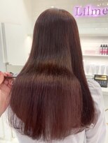 リルミー(Lilme)&nbsp;バイカルテ髪質改善でツヤツヤうるうるピンク＊まゆ