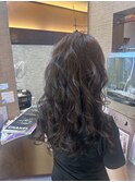 ロングヘアパーマ