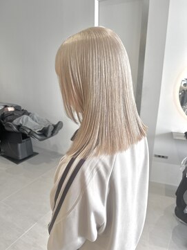 ソル 栄矢場町(SOL) ホワイトミルクティー/ミルクティーベージュ/名古屋美容院