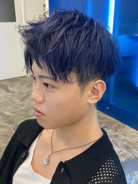 アンサー 千葉中央(UNSER prod by THE DAY) ブルーブラックアップバング