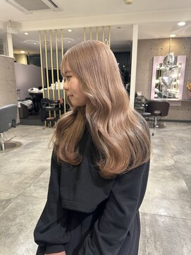 レブ 心斎橋(REV.) 前髪/アンブレラカラー/こなれミディ/イメチェン/ウェーブパーマ