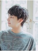 爽やかパーマスタイル