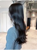 ロング美髪顔周りレイヤー韓国ヘア_ba538961