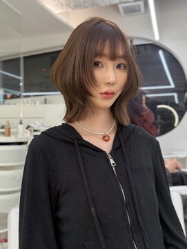 ガガ 心斎橋(GAGA) 韓国/ハイトーンカラー/ワンホンヘア/レイヤーカット/髪質改善