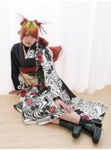 成人の日振袖着付けヘアセット受付中☆¥23100