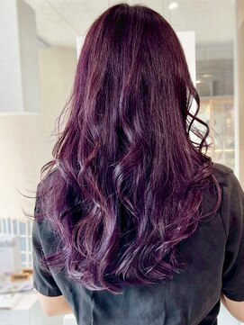 インカント バイ ハンズ incanto by hands 艶感ラベンダーロングウェーブ(アディクシーカラー)