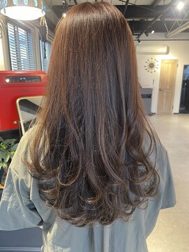 フラバー(flover) レイヤーカット韓国ロング美髪ワンカール20代30代40代