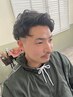 メンズデザインカット+シャンプー　3800円