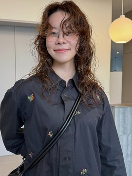 ローレン(LOREN) 黒髪/ボブルフ/ネビージュ/小顔/ワンレン/栄/髪質改善/前髪