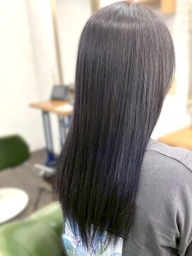 ハテナ(hatena) ツヤ感×パープルアッシュ