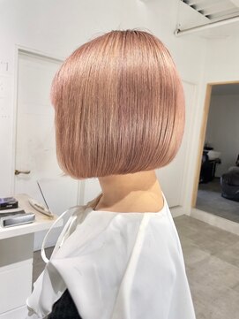 ジュベ 別府店(juve.) 別府ショートボブ顔まわりレイヤーカット髪質改善カラー30代