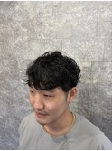 メンズマッシュパーマ