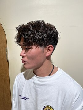 ツイストスパイラル＋アップバング【高島　旭】