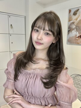 e20髪質改善ブリーチなしダブルカラーヘーゼルベージュ原宿